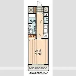 CASTLE HILLS 柳ケ瀬【4階】の間取り