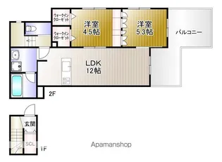 メゾン・ド・ファミーユ【2階】の間取り