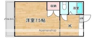 ネオハイツ南片江【2階】の間取り