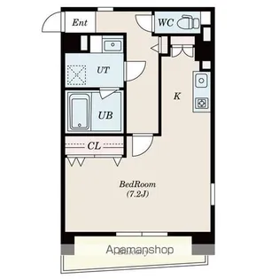 アール押切 【旧 アールコーヴ押切】【4階】の間取り