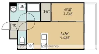 デュオフラッツ仙台木町通【3階】の間取り