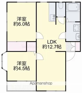 メゾン瑞【2階】の間取り