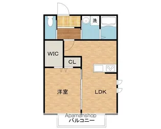 コンフォート・セルビエ【103号室】の間取り