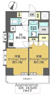 エマーレ新小岩【10階】の間取り