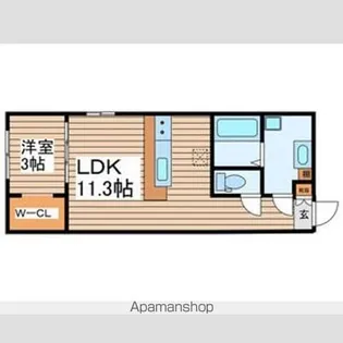 AMIRL PREMIER HEIAN−DORI【2階】の間取り