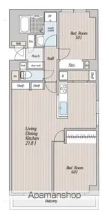 PLENDY千葉みなと【1階】の間取り
