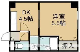 ソリッソ青柳【201号室】の間取り