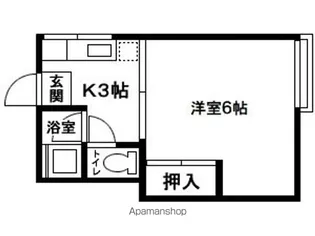 恵千コーポ【201号室】の間取り