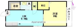 コーポ祇園【204号室】の間取り