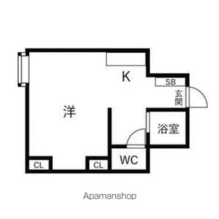 メゾン・ド・EBA菊水【2階】の間取り
