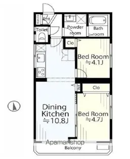 三光ハイム【301号室】の間取り