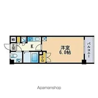 コンドミニアム高宮通り弐番館【3階】の間取り