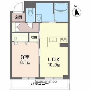 エスパルク レジデンス【3階】の間取り