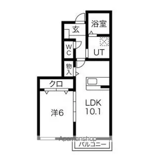 ドリームハウスK A【1階】の間取り