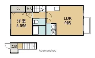 ラルーチェ・M【2階】の間取り