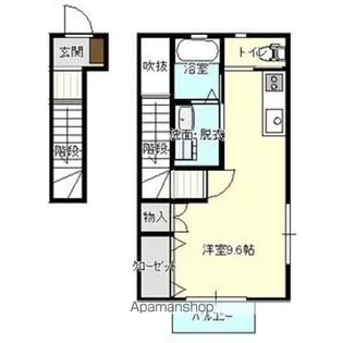 LA VERDE(ラヴェルデ)【2階】の間取り