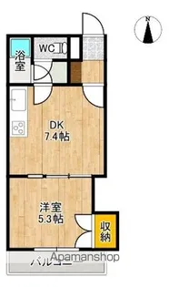 コーポラスNAO【302号室】の間取り