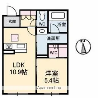 フィオーレ【1階】の間取り
