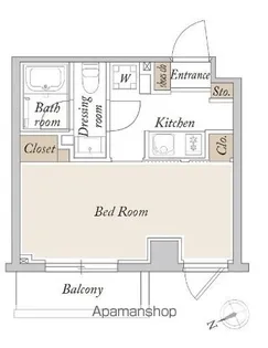ORSUS新江古田【1階】の間取り