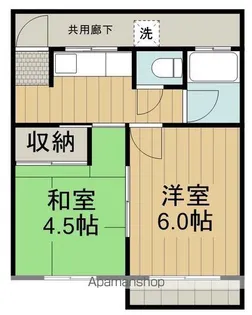 コーポ井上【2階】の間取り