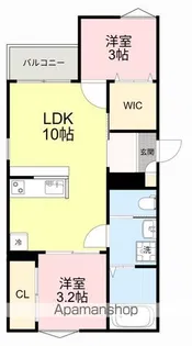 REGALEST青葉堤町【2階】の間取り