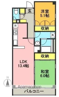 東京都杉並区浜田山3丁目【マンション】の間取り