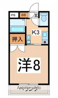 ワイズガーデン【302号室号室】の間取り