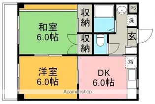 アネックスフジ【3階】の間取り