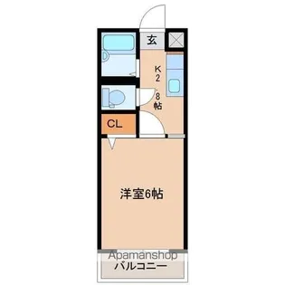 ブラッサム【4階】の間取り