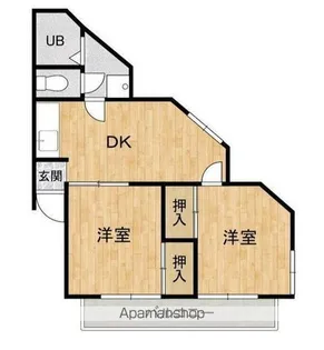 グリーンコート【2階】の間取り