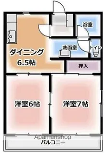 やまぼうしVILLAGEⅡ【3階】の間取り