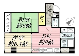 アイビー大和【4階】の間取り