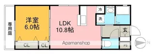 シャレイ・ニコヘイ【1階】の間取り