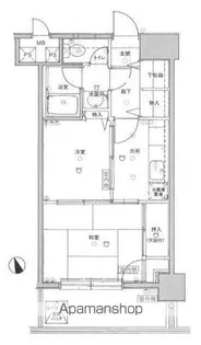新宿御苑ダイカンプラザ【12階】の間取り