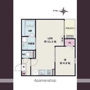 JACK OHATAⅠ【1階】の間取り