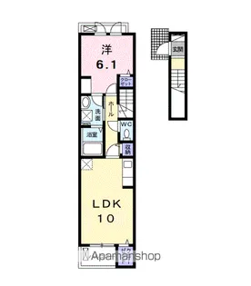 カルヴァドス B【2階】の間取り