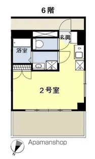 ヴィラ阪東橋【6階】の間取り