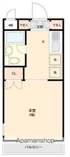 フレンドポート横浜第十【4階】の間取り