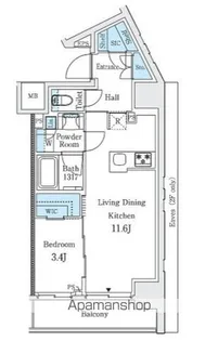 プライマル御茶ノ水【8階】の間取り