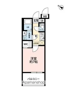 サヴォイ グランデ ウォーターサイド【3階】の間取り