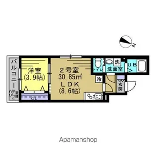 アリアラクス【3階】の間取り