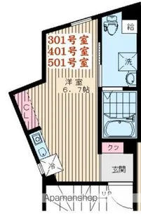 クレドコート荻窪【4階】の間取り