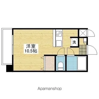 アルト平和通【503.号室】の間取り