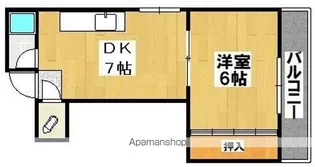 パレ・ロンシャム【5階】の間取り