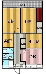 スカイラークハイツ【7階】の間取り