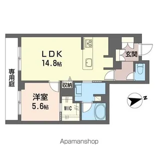 ソフィーガーデン【101号室】の間取り