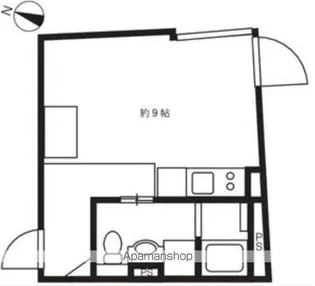 エクサム初台【4階】の間取り