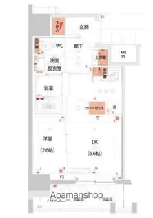 ハーモニーレジデンス山手大塚ザ・ガーデン【7階】の間取り