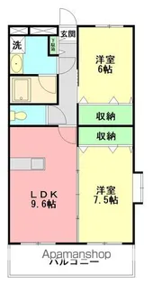ジョイグランデS【305号室】の間取り