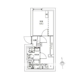 AXIA M−CITY浮間公園【2階】の間取り